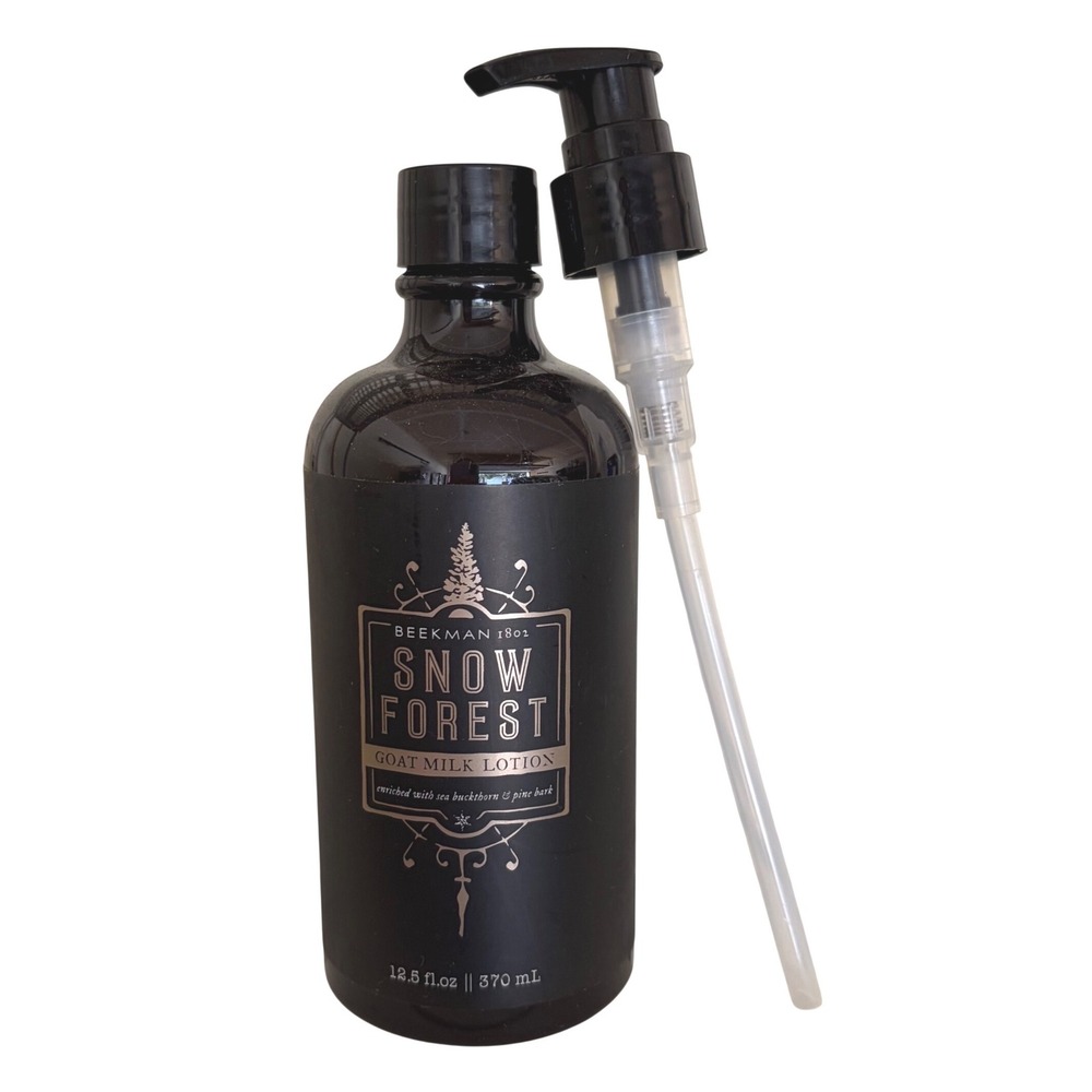 Beekman 1802 Snow Forest Goat Milk Lotion 12.5 oz New